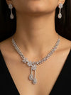 Pear-Drop Zirconia Necklace