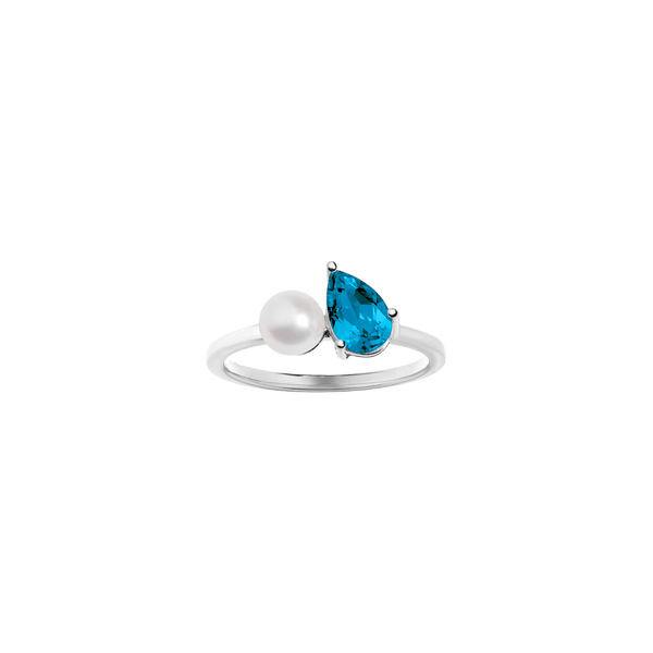 Pearl Toi et Moi Ring
