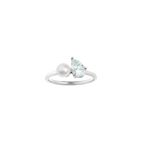 Pearl Toi et Moi Ring