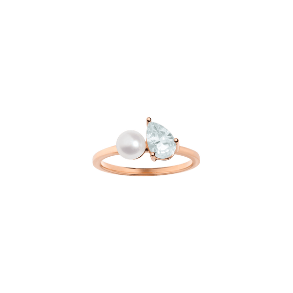 Pearl Toi et Moi Ring