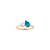 Pearl Toi et Moi Ring - London Blue Topaz
