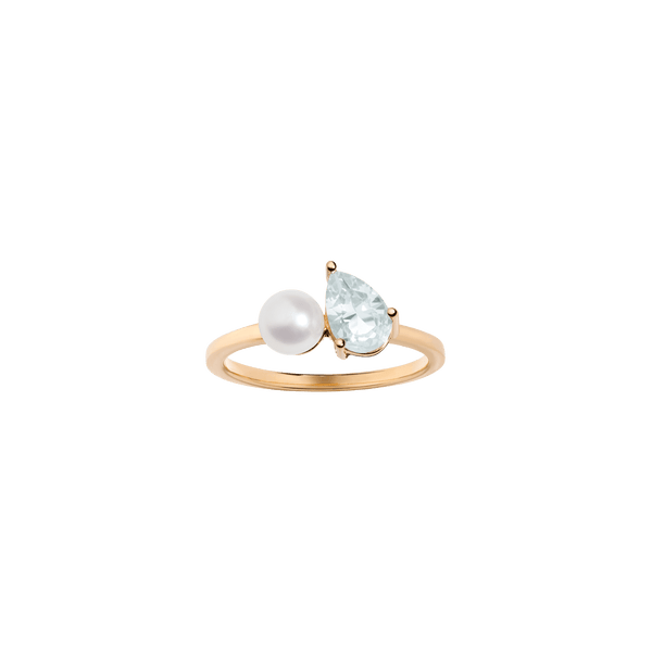Pearl Toi et Moi Ring
