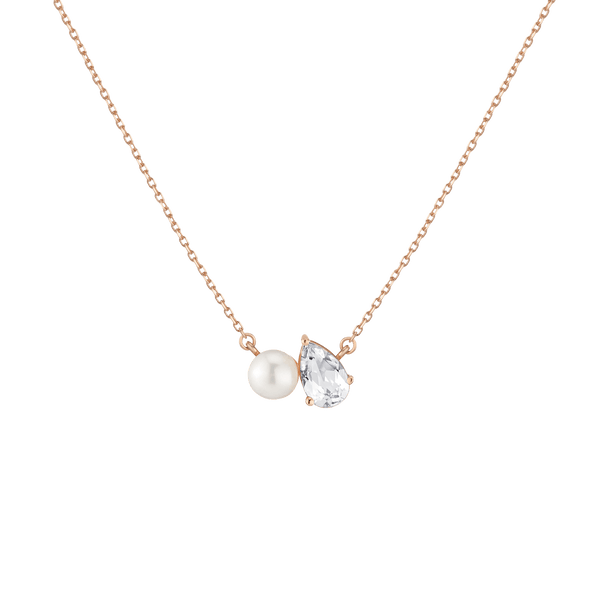 Pearl Toi et Moi Necklace