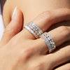 Two-in-One Lab Grown Diamond Eternity Ring