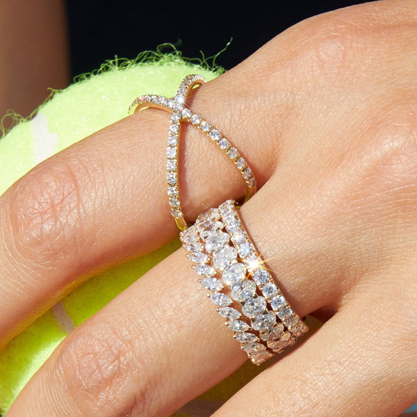 Oval Diamond Eternity Ring