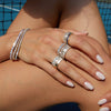 Pear Lab Grown Diamond Eternity Ring