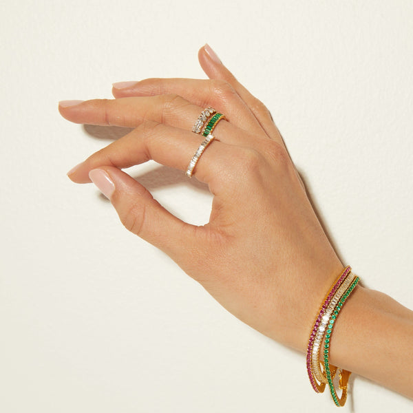 Mini Two-in-One Lab Grown Diamond Eternity Ring