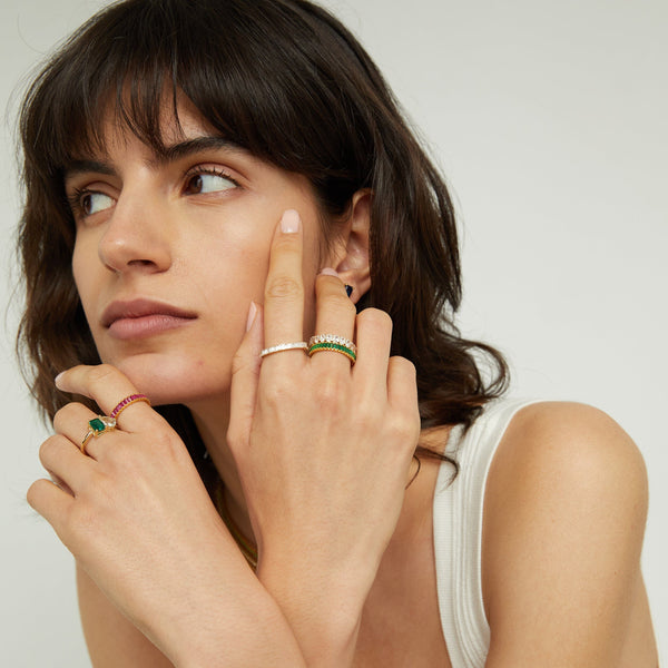 Mini Two-in-One Lab Grown Diamond Eternity Ring