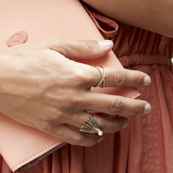Diamond X Ring