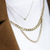 Medium Diamond Bezel Necklace