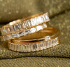 Bold Half Diamond Baguette Ring