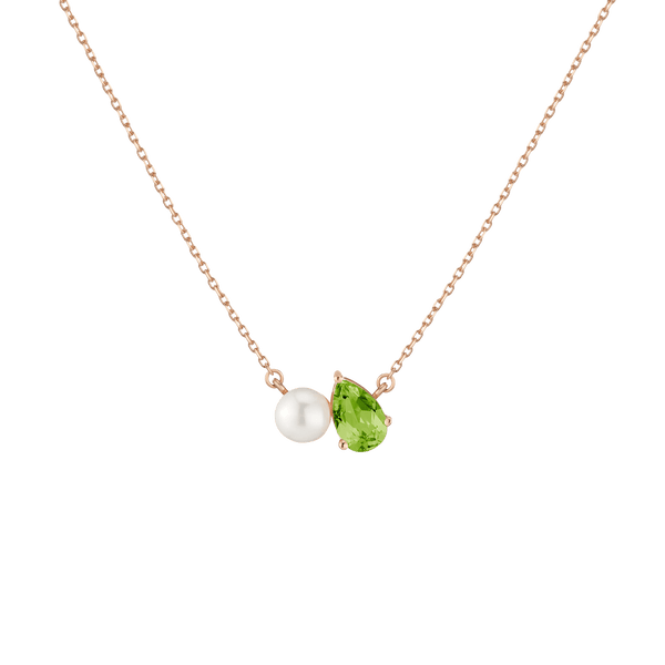 Pearl Toi et Moi Necklace