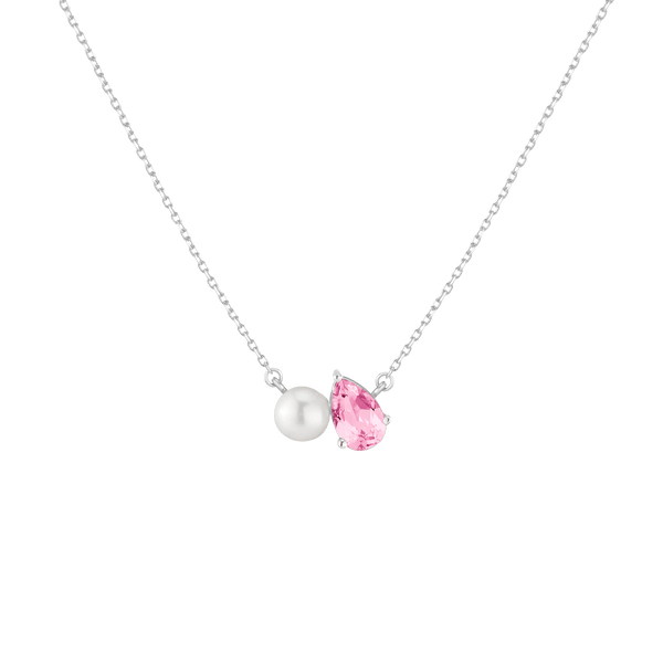 Pearl Toi et Moi Necklace