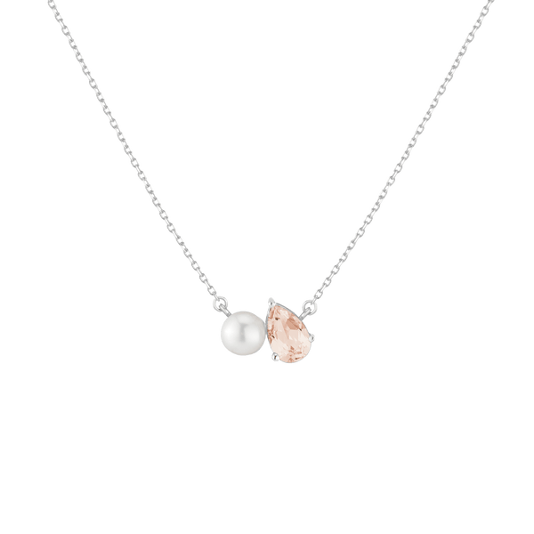 Pearl Toi et Moi Necklace