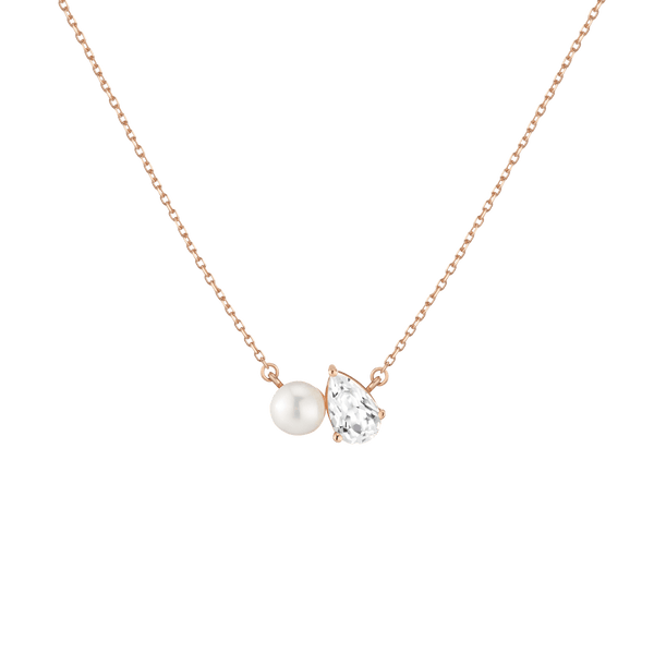 Pearl Toi et Moi Necklace