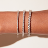 Lab Grown White Sapphire Tennis Bracelet - 10ct