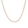 Diamond Bezel Tennis Necklace