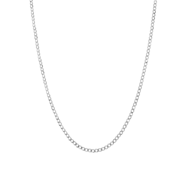 Medium Gold Curb Chain Necklace