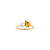 Pearl Toi et Moi Ring - Yellow Citrine