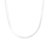 Gold Herringbone Chain Necklace - 5mm