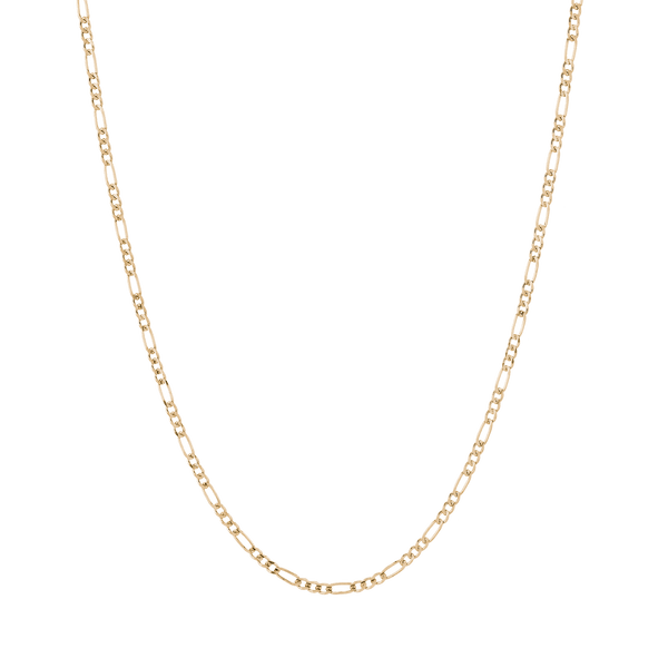 Medium Gold Figaro Chain Necklace