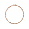 Medium Gold Figaro Chain Bracelet