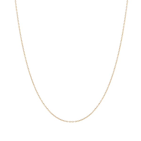 Gold Diamond Cut Chain Necklace