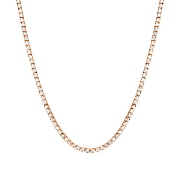 Classic Lab Grown Diamond Tennis Necklace