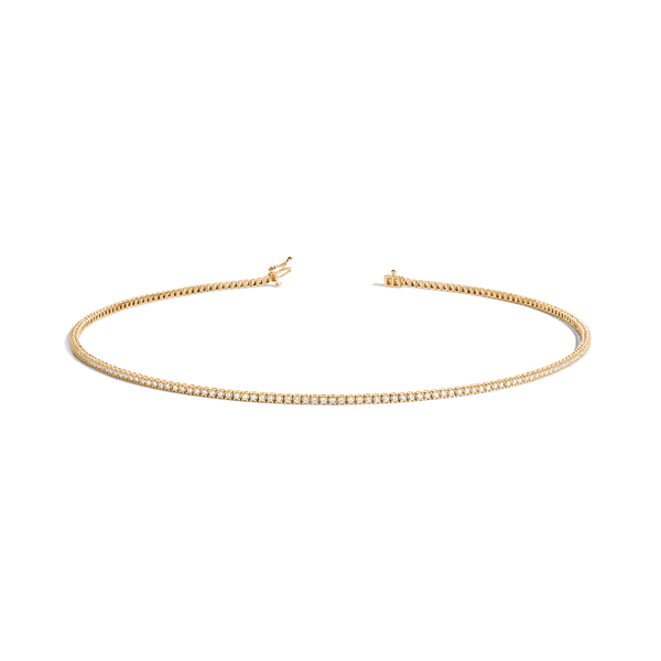 Classic Lab Grown Diamond Tennis Necklace