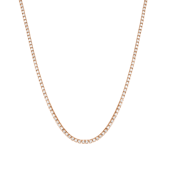 Classic Lab Grown Diamond Tennis Necklace - 5ct (Large)