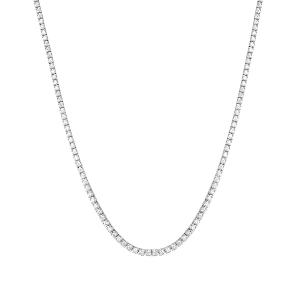 Classic Lab Grown Diamond Tennis Necklace - 5ct (Large)