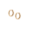 Medium Chunky Hinged Hoop Earrings