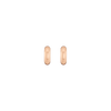 Small Chunky Hinged Hoop Earrings