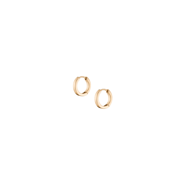 Gold Hinged Huggie Earrings
