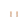 Crossover Huggie Earrings