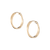 Crossover Hoop Earrings