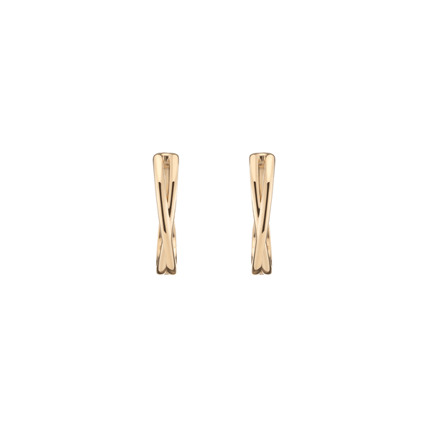 Crossover Hoop Earrings