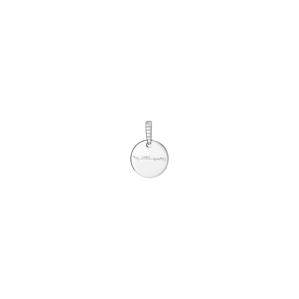 Story in Gold Engraved Pendant