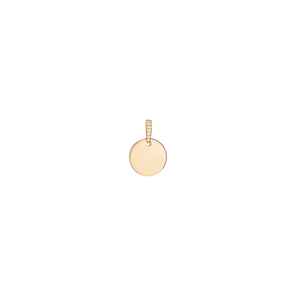 Story in Gold Engraved Pendant