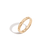Mini Quilted Gold Ring