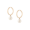 Pearl Hoop Earrings
