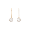 Pearl Hoop Earrings