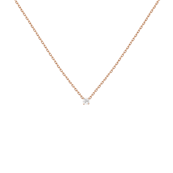 Lab Grown Diamond Solitaire Necklace
