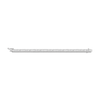 Lab Grown White Sapphire Baguette Tennis Bracelet - 12ct