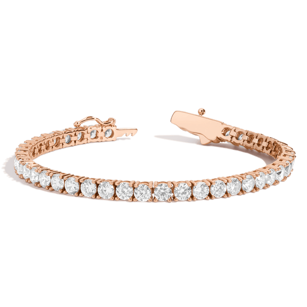 Lab Grown White Sapphire Tennis Bracelet