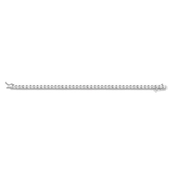 Lab Grown White Sapphire Tennis Bracelet - 10ct