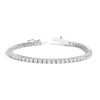 Lab Grown White Sapphire Tennis Bracelet - 6ct