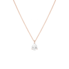 Pear Gemstone Solitaire Necklace