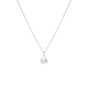Pear Gemstone Solitaire Necklace