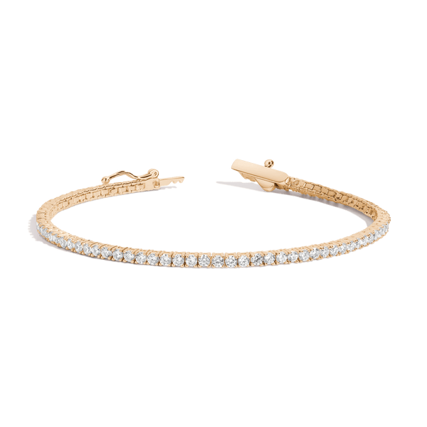 Lab Grown White Sapphire Tennis Bracelet